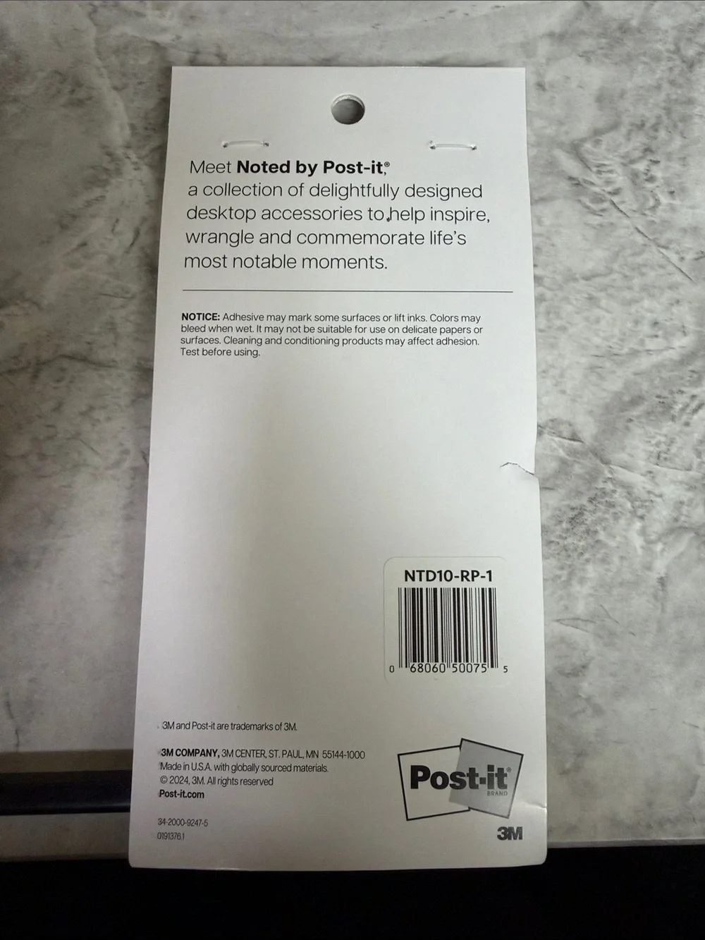 Post-It noted by